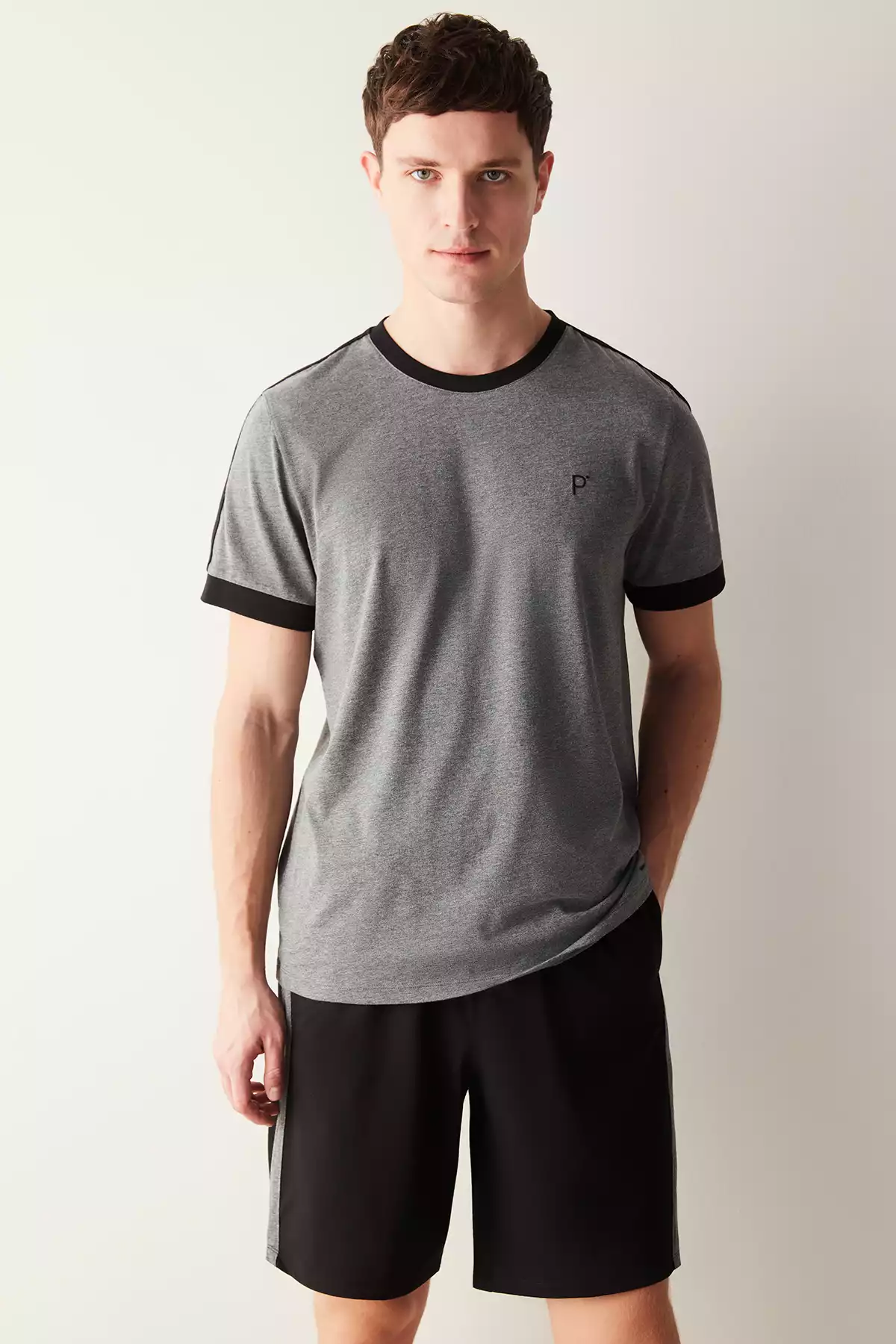 لباس راحتی شلوارک راهراه مشکی برند Penti کد 1758255664