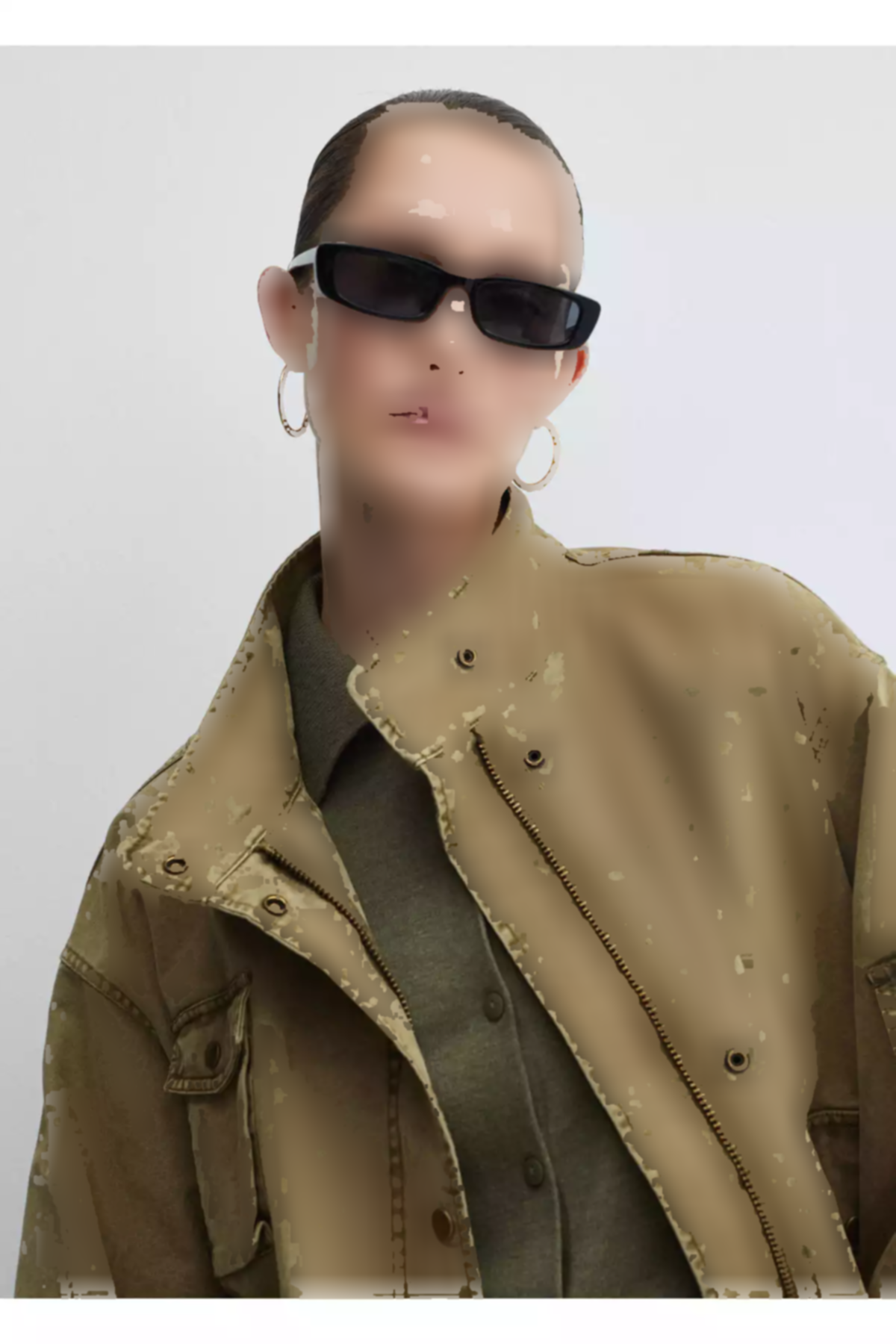 خاکی پالتو زنانه برند MANGO کد 1757704274