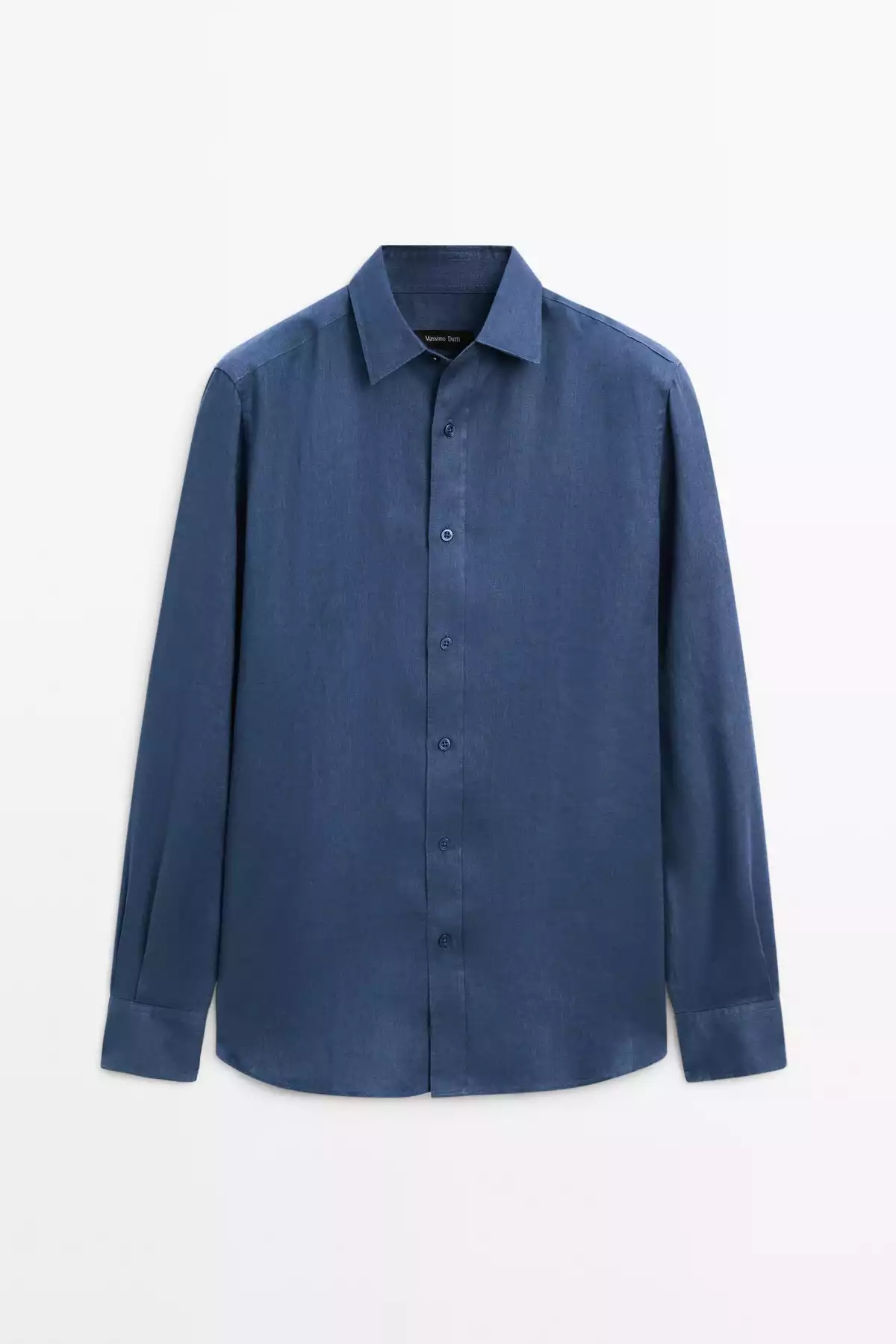 پیراهن اسلیم فیت 100کتان برند Massimo Dutti کد 1757748908