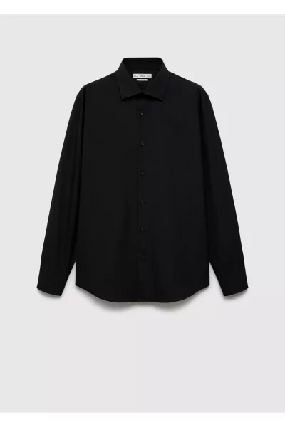 پیراهن مردانه مشکی برند MANGO کد 1757754676