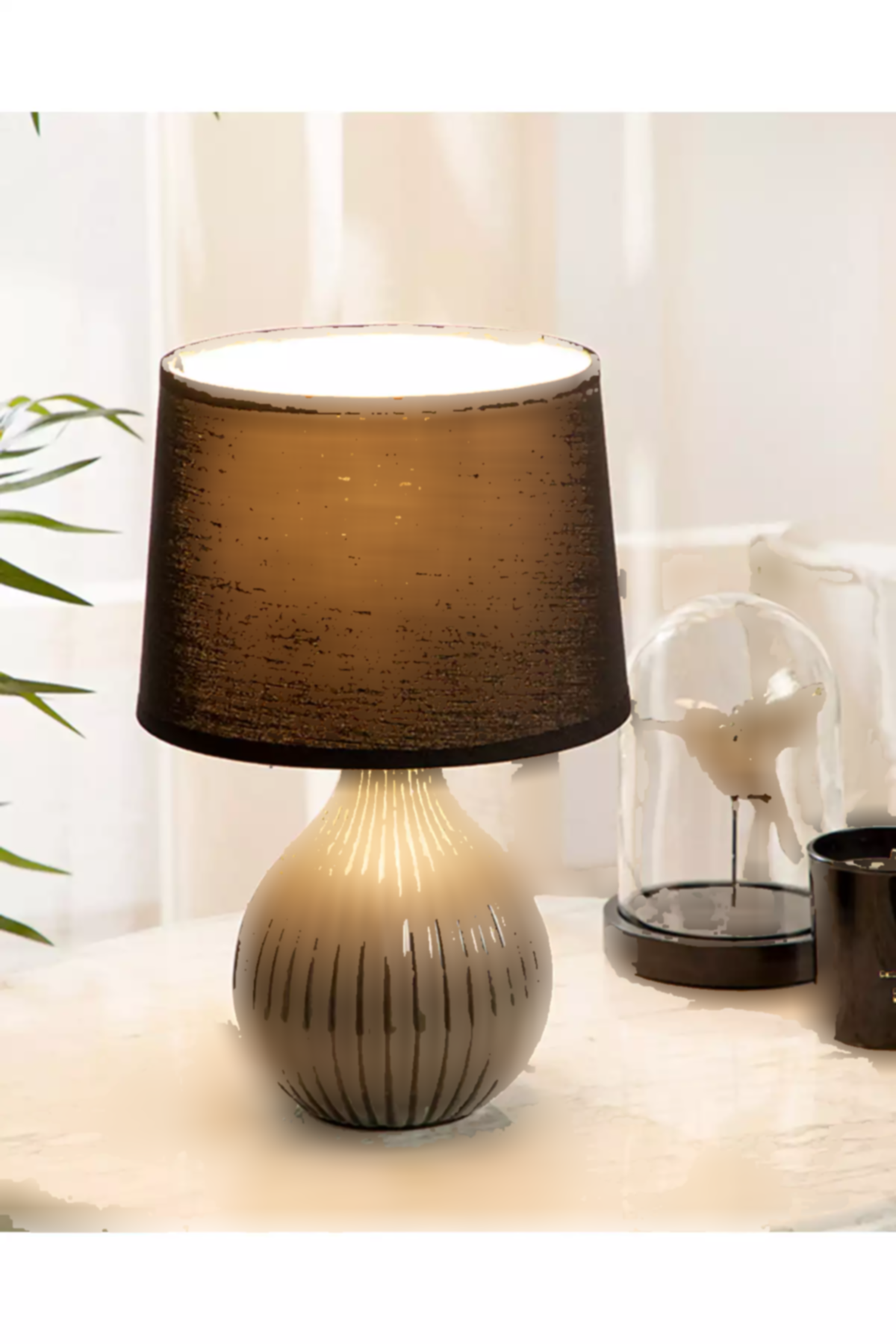 آباژور طوسی مشکی سانتی متر برند English Home کد 1757129349