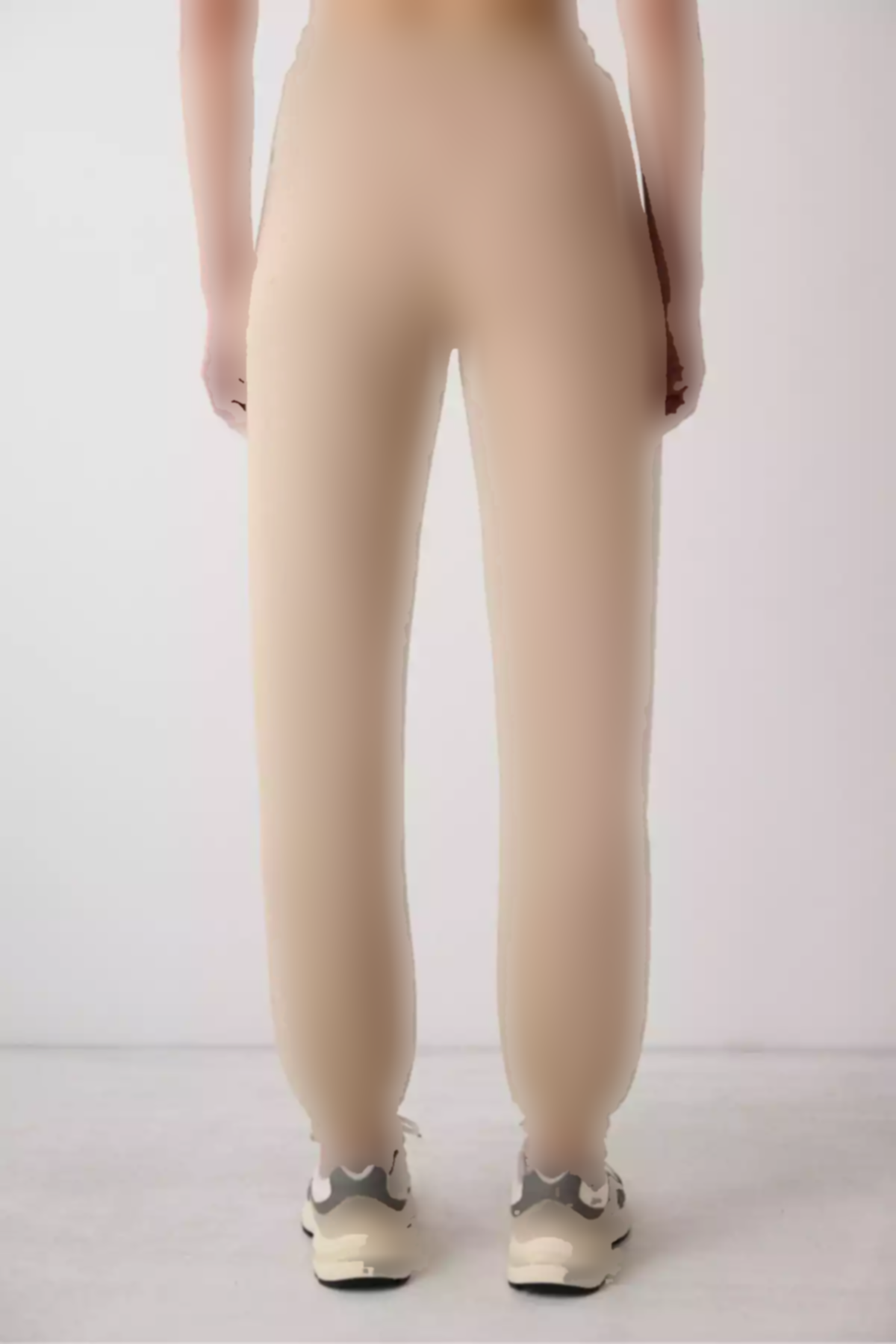شلوار راحتی دور کمر بلند طرحدار پنبه دوزی شده بژ سعود برند Penti کد 1757202548