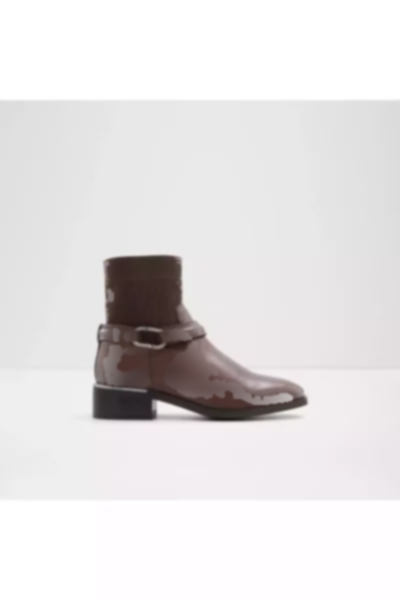 ساده پوتین زنانه قهوه چرم اصل برند Aldo کد 1758505389