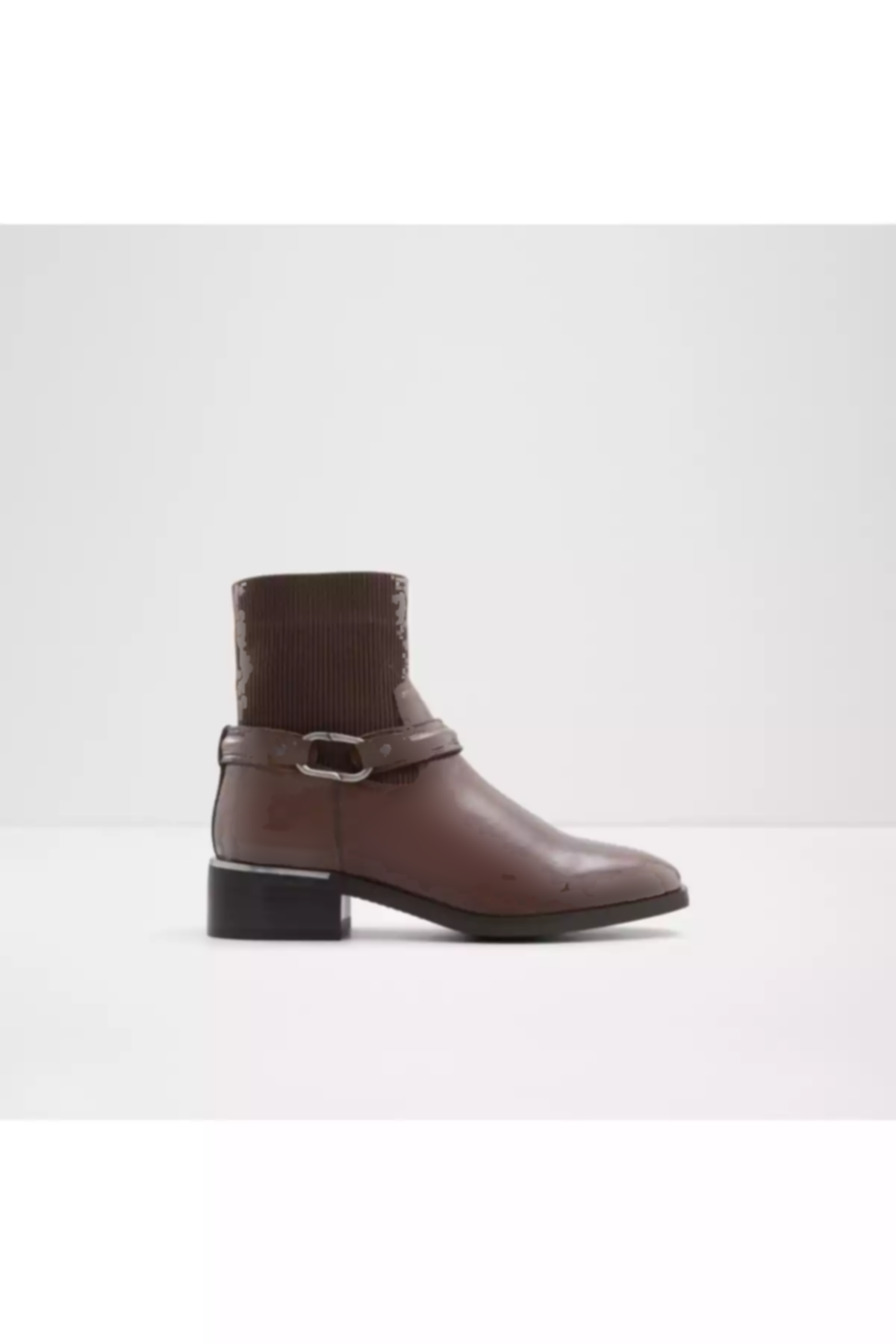 ساده پوتین زنانه قهوه چرم اصل برند Aldo کد 1758505389