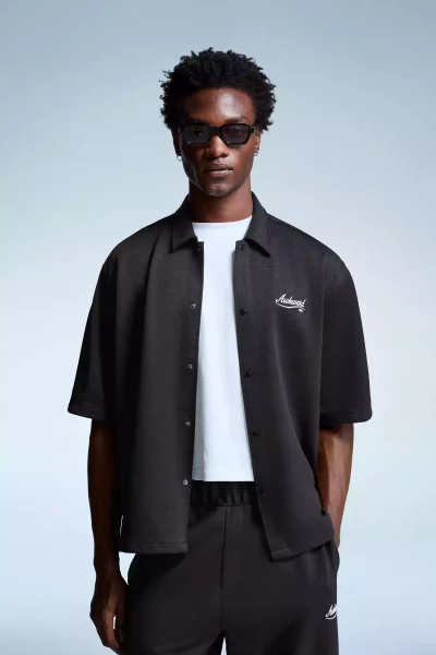 پیراهن کار شده آستین کوتاه برند Bershka کد 1757754790