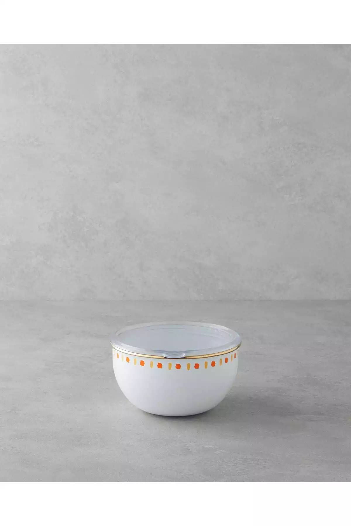 ظرف نگهداری خط لعابی 75x تابستانی زرد سفید برند English Home کد 1758490262