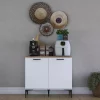 سبد کابینت کمد آشپزخانه انبار گوشه ای درخت گردو 2درب‎دار سفید چند کاربردی قهوه برند Rani Mobilya کد 1758357668