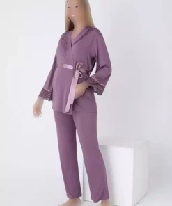 لباس راحتی طرح توری از جلو بسته شدنی بارداری برند Miss Dünya Lissa کد 1757054470