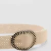 کمربند سگکدار الیاف طبیعی برند MANGO کد 1757222529
