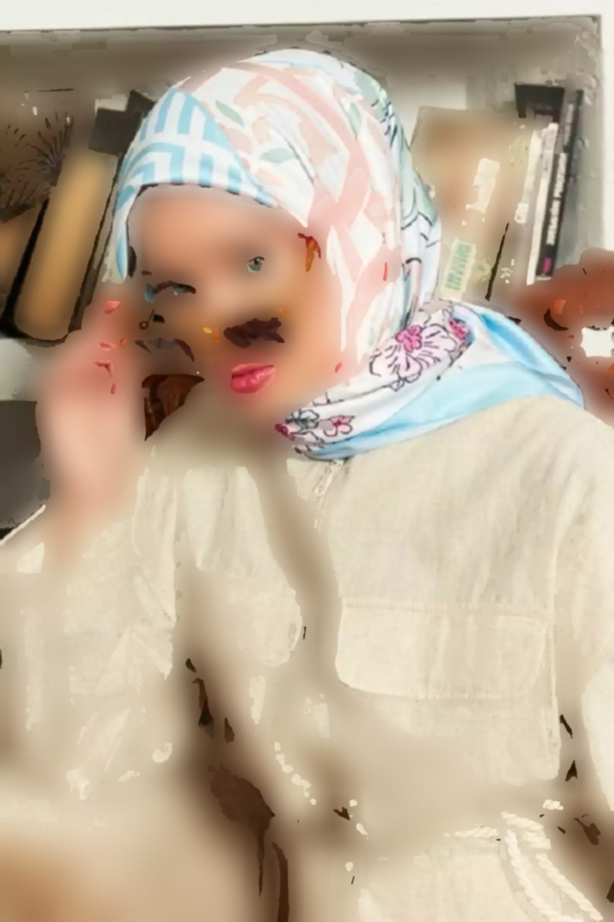 روسری رویایی سری ) روکوکو برند Madame Polo کد 1757932868