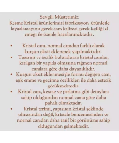 جاشمعی کریستال شیشه ای دستی برند Paşabahçe کد 1758202869