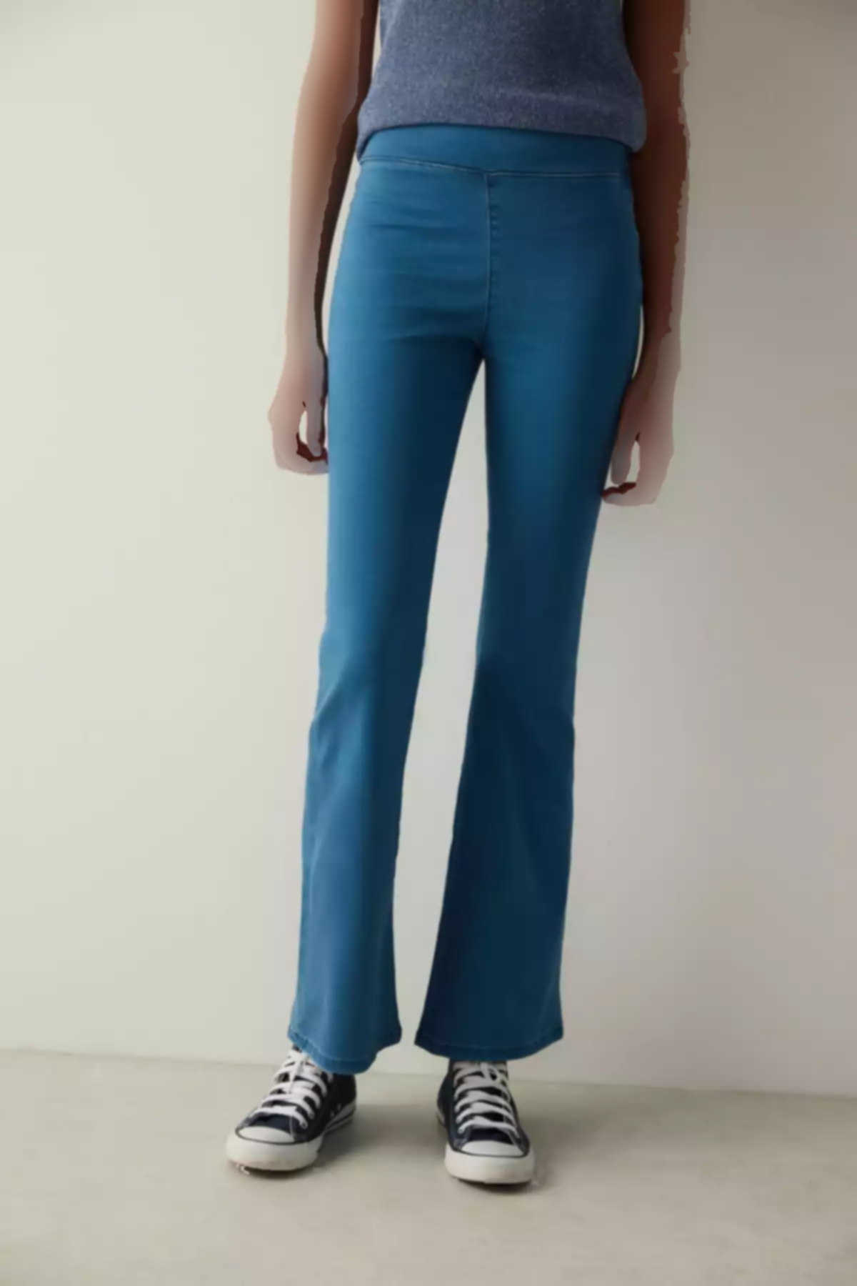 دور کمر بلند پاچه جین آبی شلوار برند Penti کد 1758030193