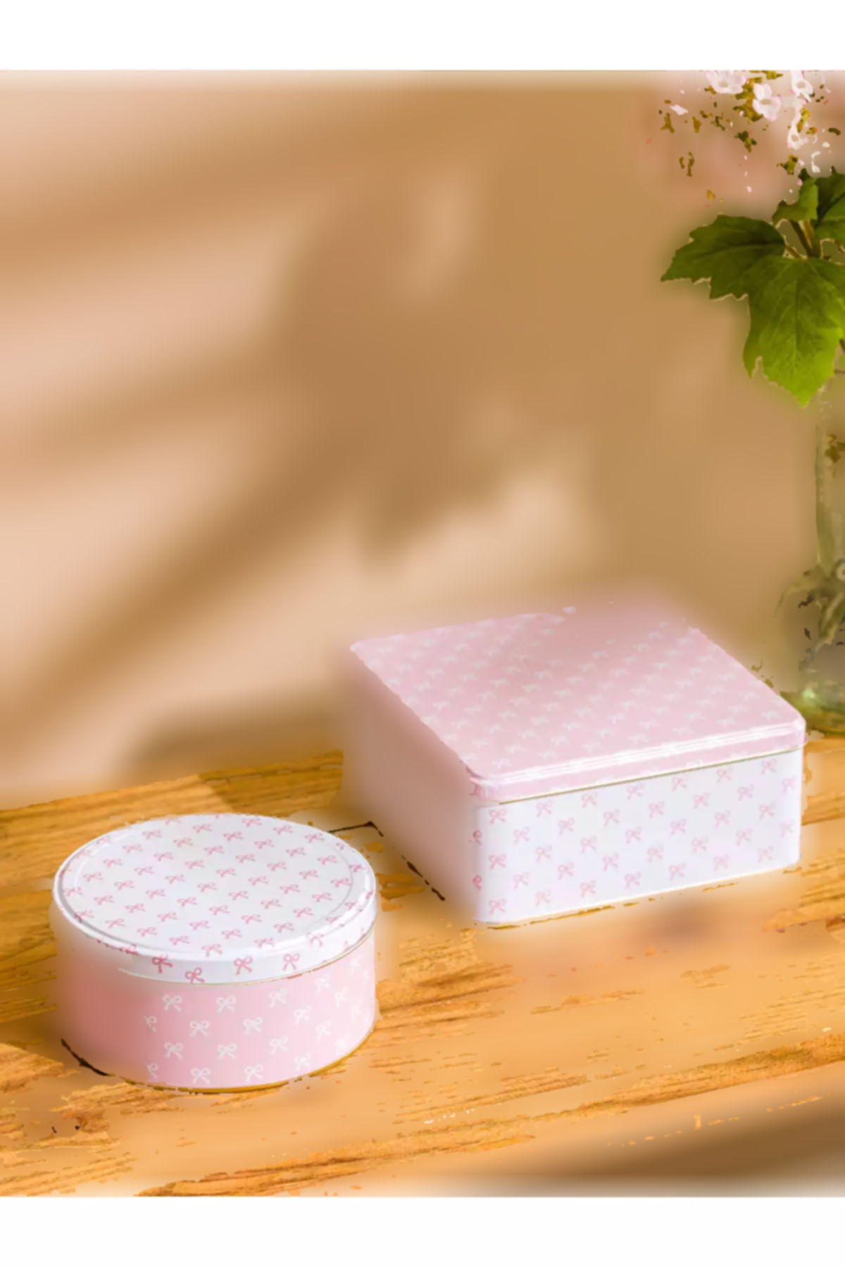 ظرف نگهداری پاپیون فلزی چاپی صورتی برند LC Waikiki کد 1758361269