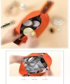 مسافرتی مراقبت دسته دار قابل شستشو آرایش گشاد حمل کیف لوازم آرایشی و بهداشتی زنانه ضد آب راحت برند SYNOPE کد 1758152474