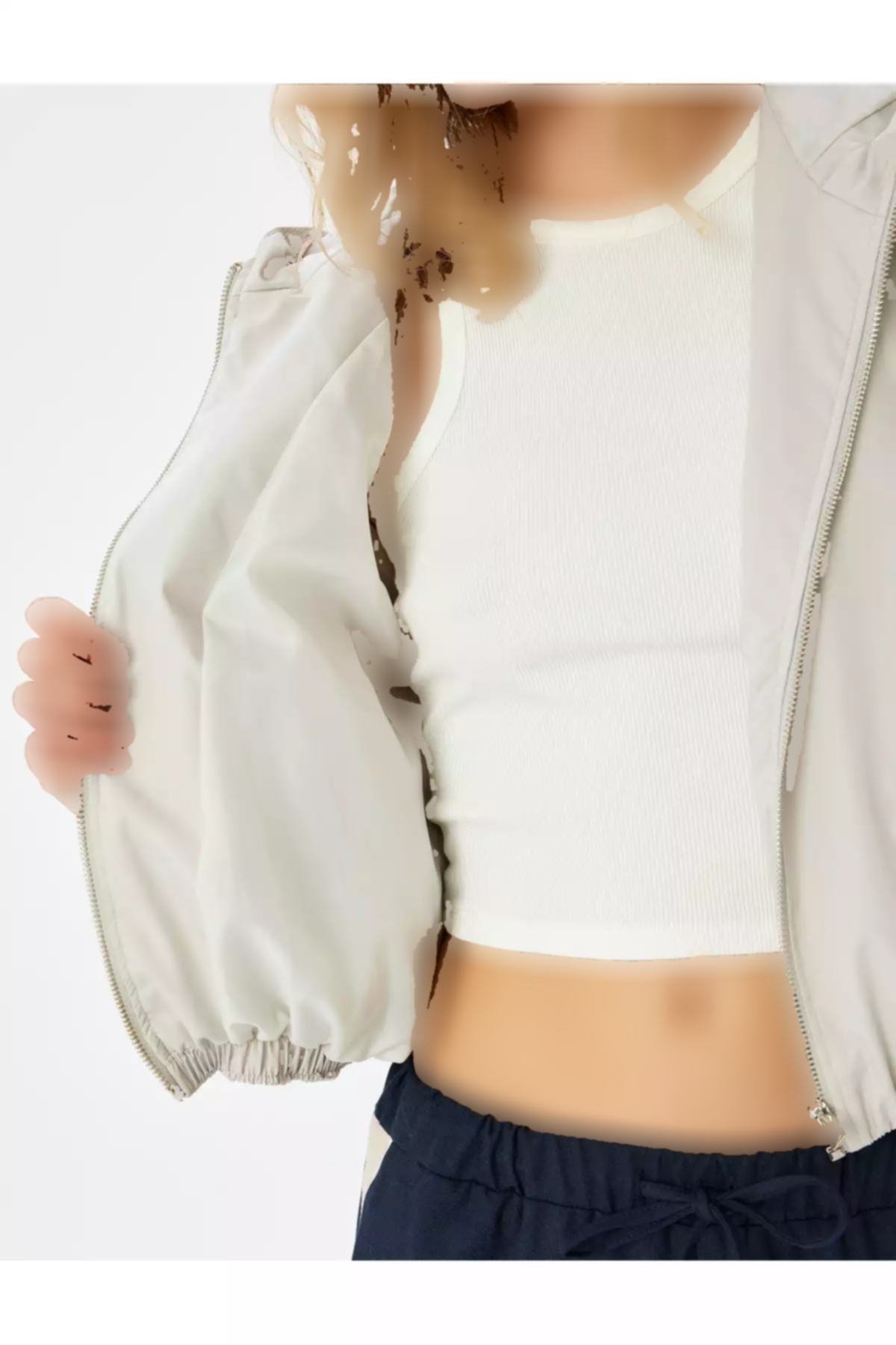 بارانی گشاد جیب دار کلاهدار آستین بلند برند Koton کد 1757707869