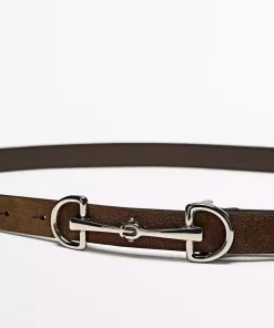 کمربند دار بافتنی چرم برند Massimo Dutti کد 1757222888
