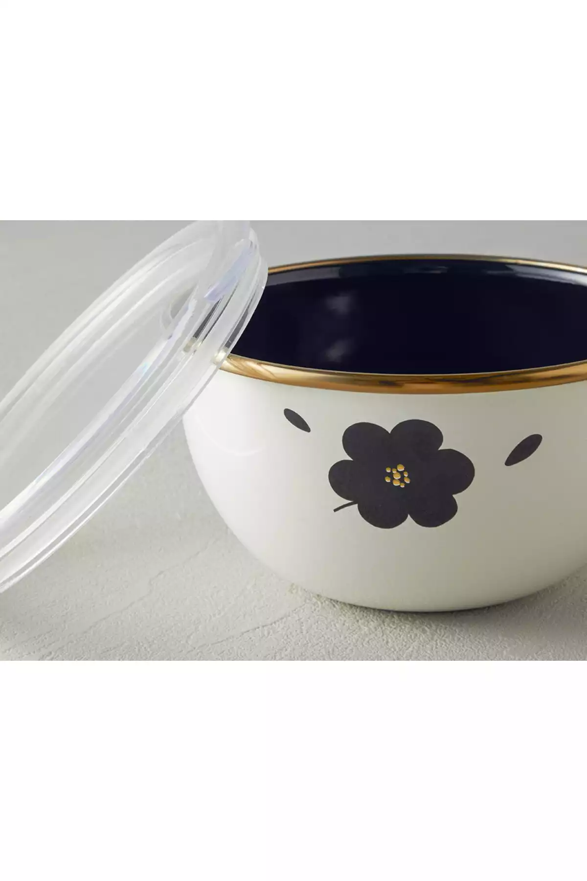 کرم ظرف نگهداری لعابی سانتی متر برند English Home کد 1758385331