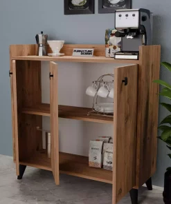 کابینت مواد غذایی انبار آشپزخانه گوشه ای میلان چند کاربردی قهوه برند FurnatureDesign کد 1758361264