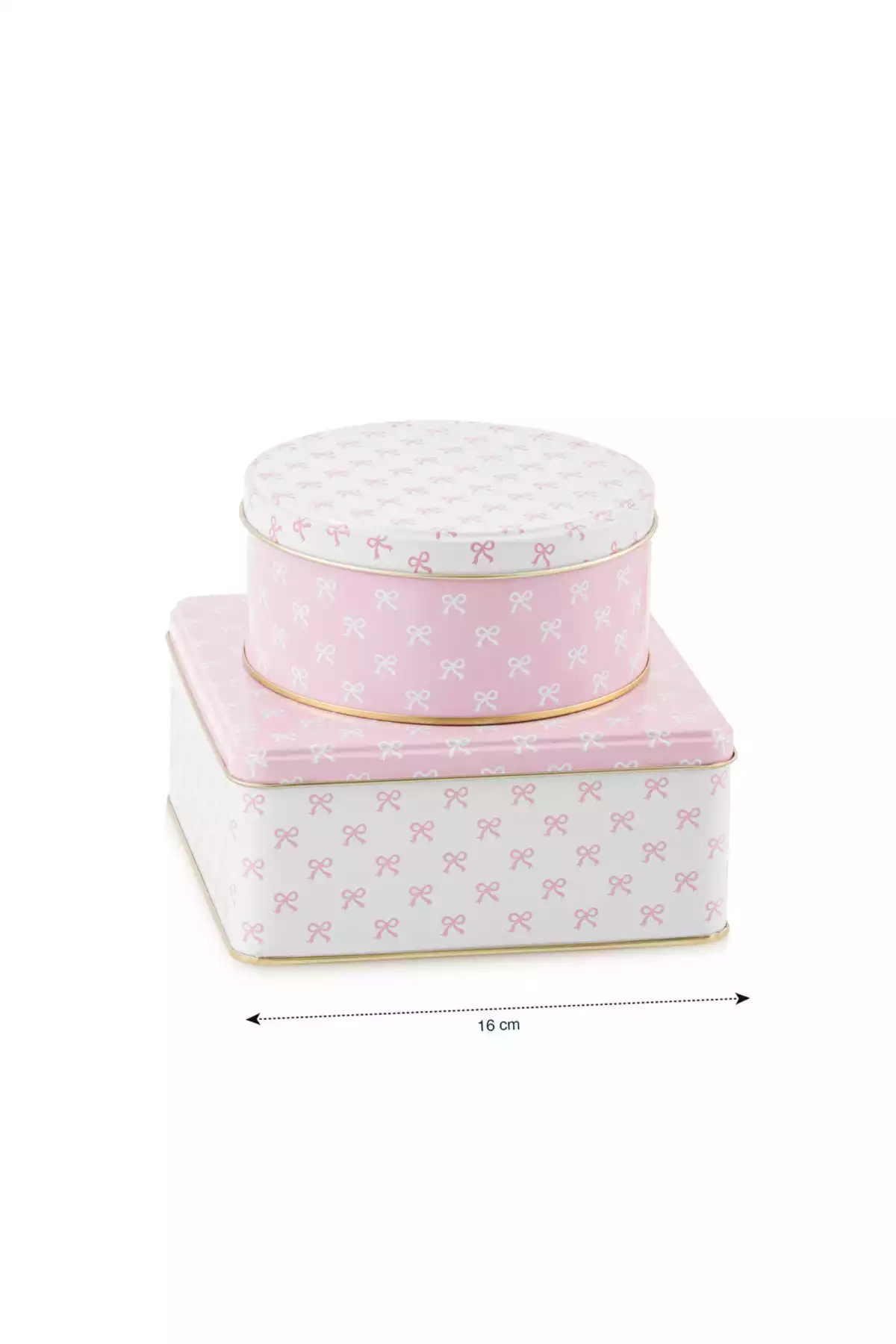 ظرف نگهداری پاپیون فلزی چاپی صورتی برند LC Waikiki کد 1758361269