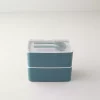 جعبه ناهار پلاستیکی 1l 1l- 2طبقه دار Time سبز mezzaluna برند English Home کد 1758379264