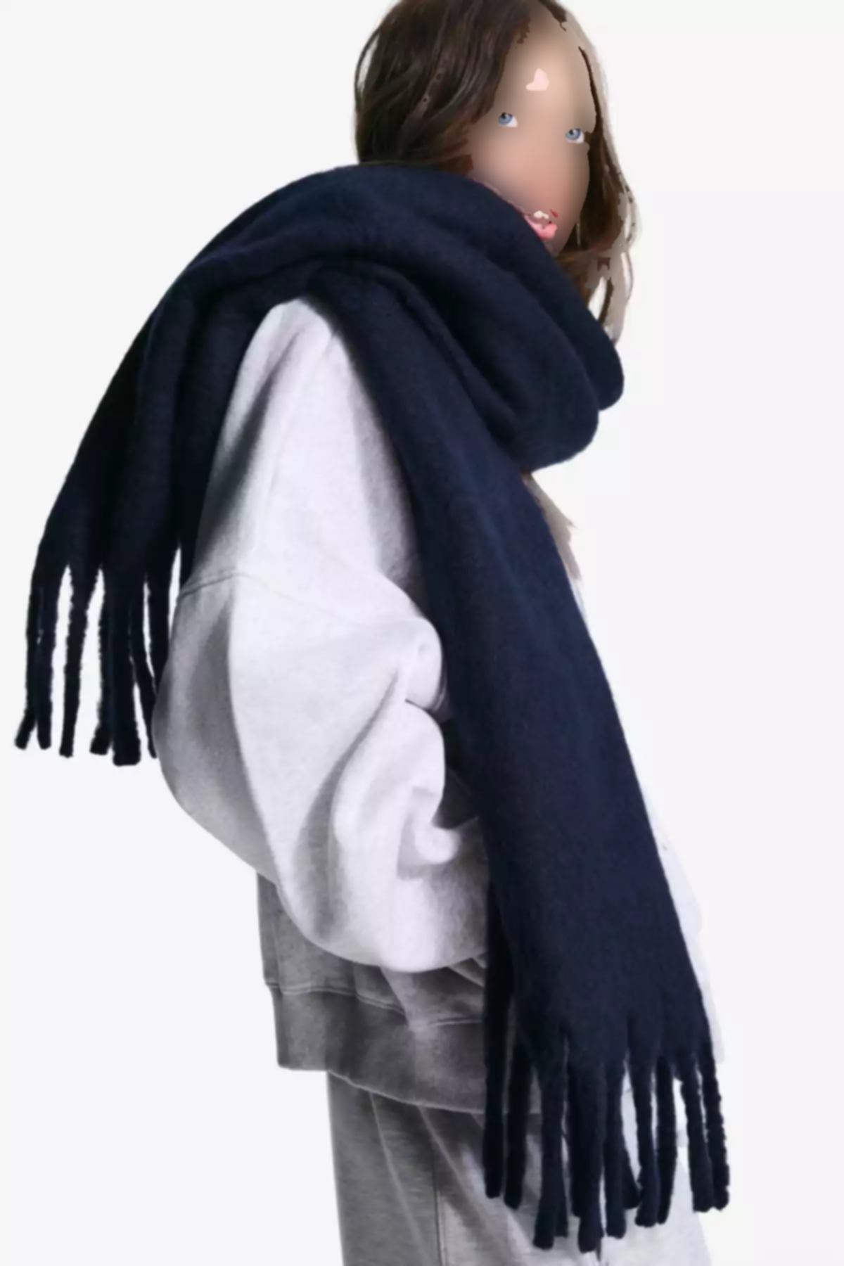 شال تک رنگ رنگی برند Bershka کد 1757926330