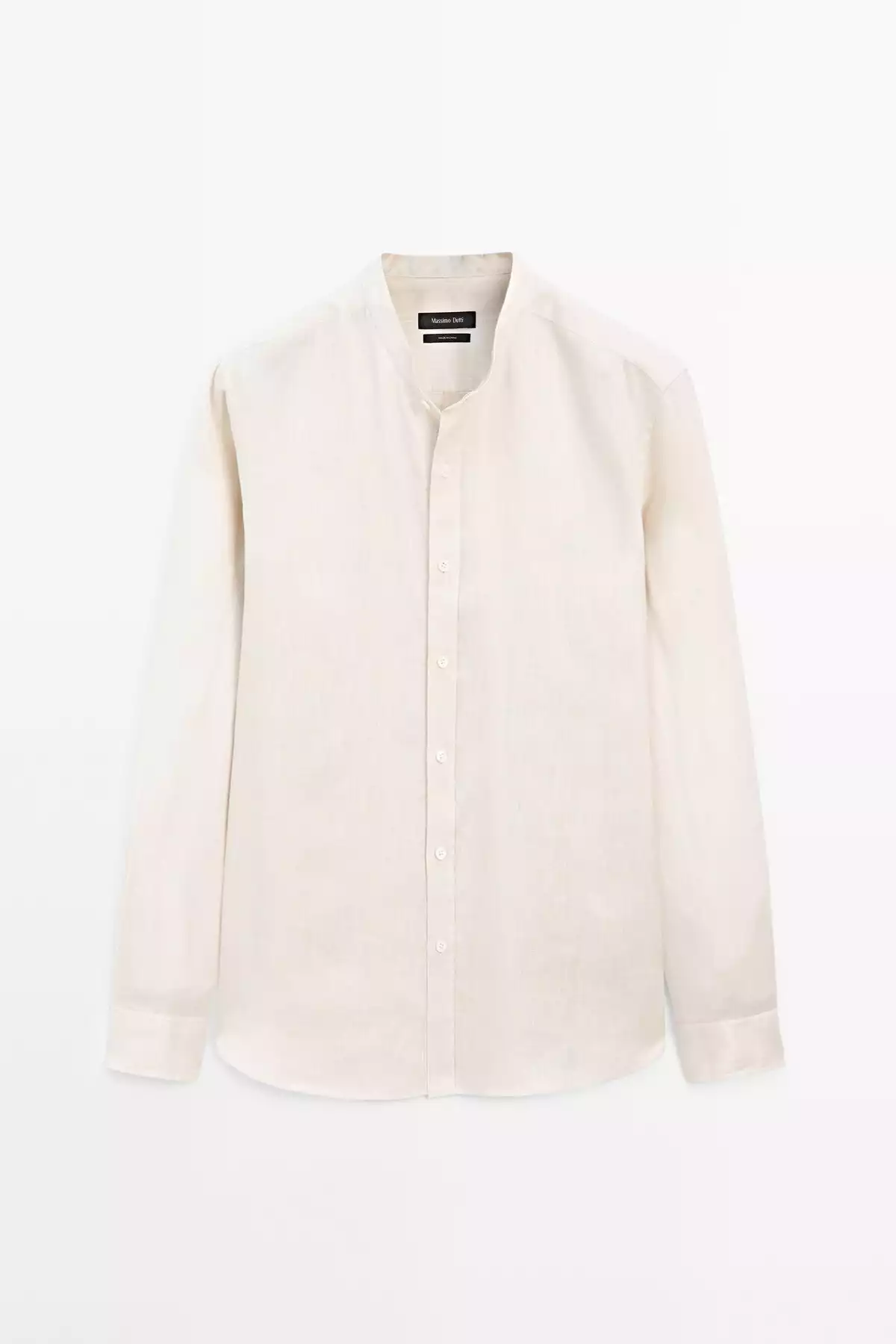 پیراهن متناسب یقه دیپلمات 100کتان برند Massimo Dutti کد 1757749208