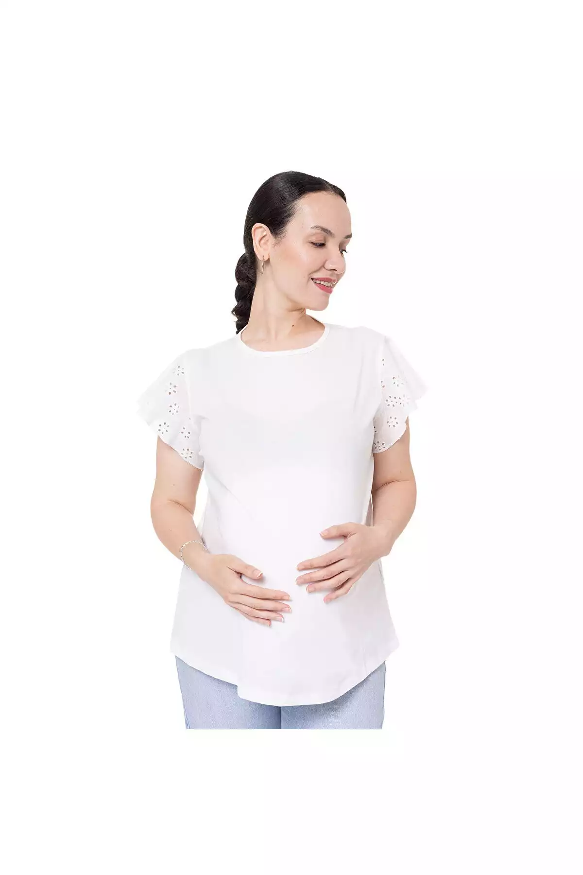 تیشرت آستین کوتاه مام بارداری برند ebebek Baby Mom کد 1758480069