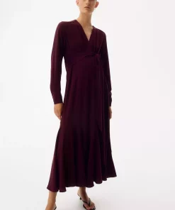 پیراهن کرپ طرح بندار برند H&M کد 1759233744