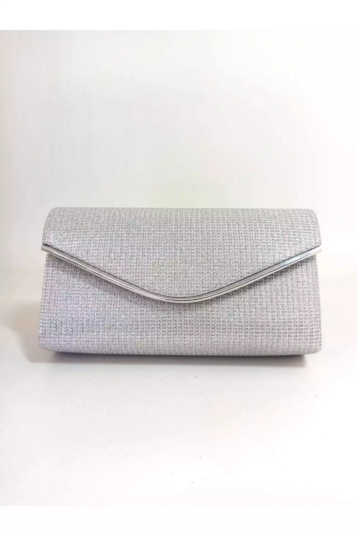 کیف مجلسی خطدار اکریلیکی نقره زنانه برند dizaynbag کد 1758390132