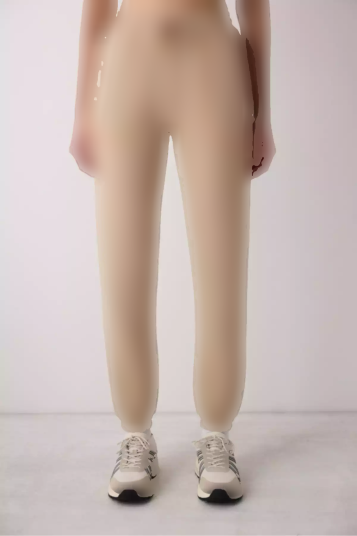 شلوار راحتی دور کمر بلند طرحدار بژ سعود پاتریسیا DKIS برند Penti کد 1758040868