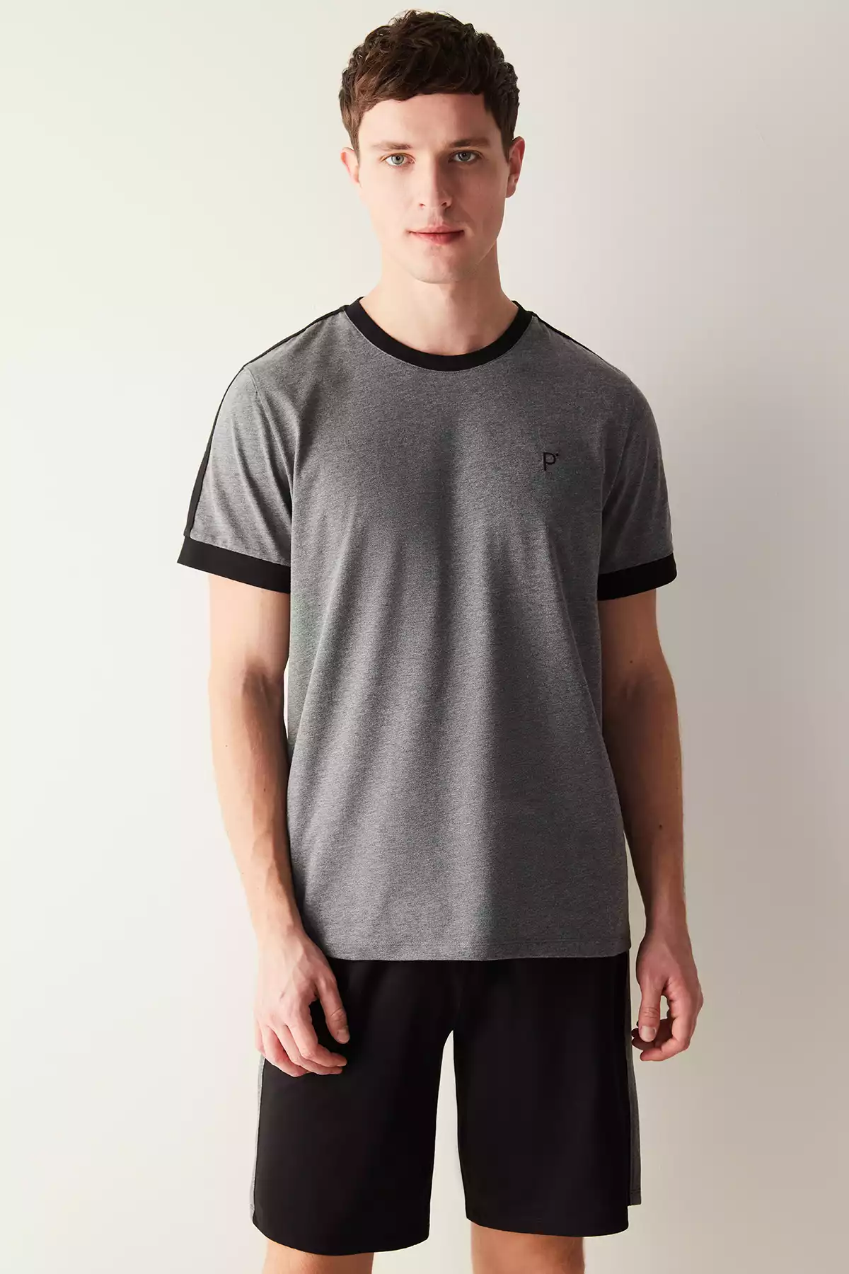 لباس راحتی شلوارک راهراه مشکی برند Penti کد 1758255664