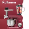 مخلوط کن پارچ دستگاه ورز دادن خمیر 1آشپزخانه قرمز چند کاربردی برند Sinbo کد 1759200067