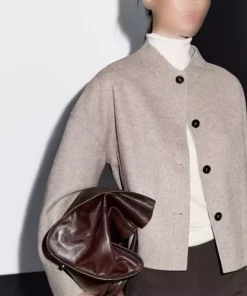 کوتاه یقه ایستاده پالتو برند Massimo Dutti کد 1758269471