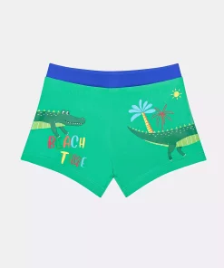 شلوارک ساحلی پسرانه سبز برند Penti کد 1758242476