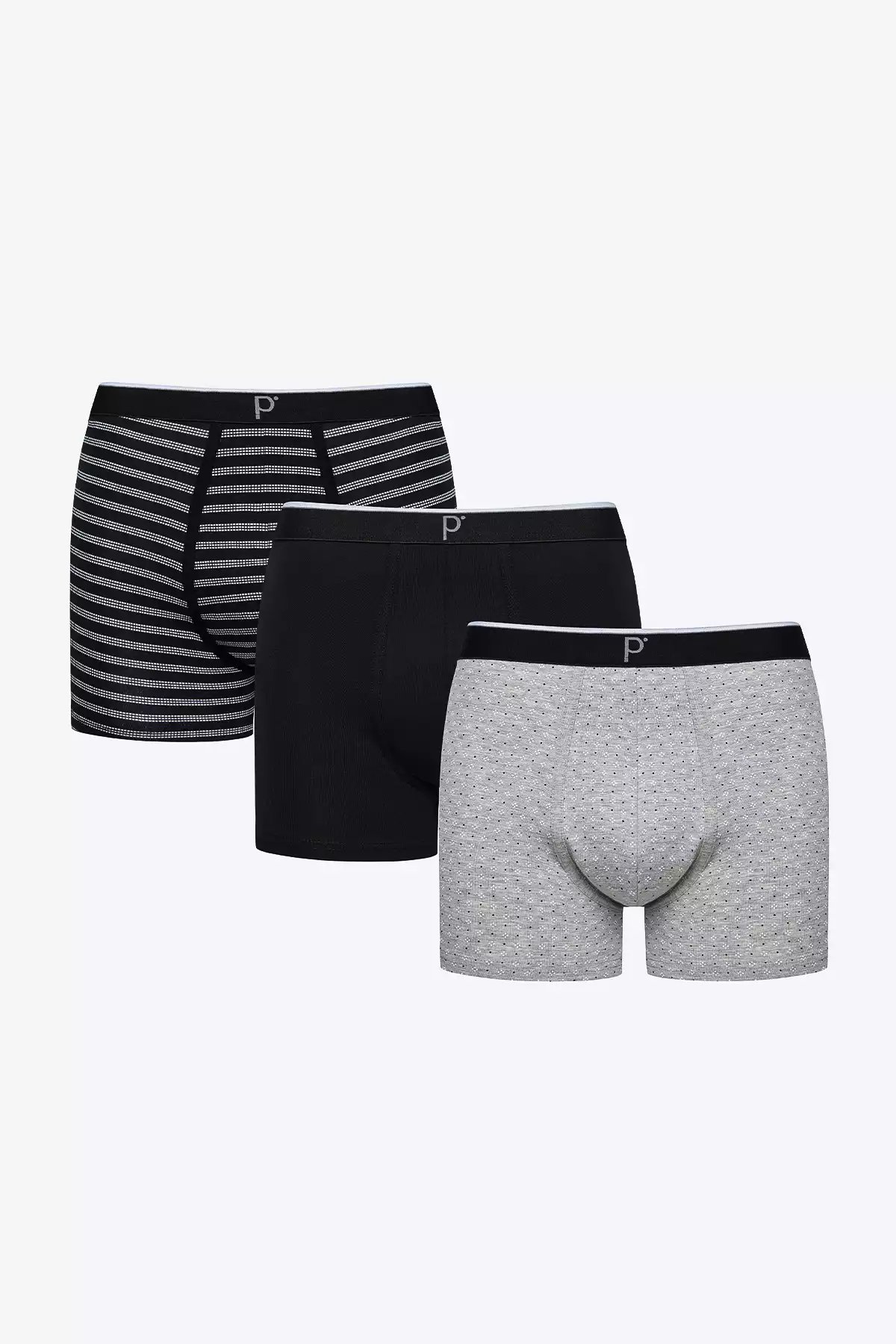 لباس زیر پنبه ای راهراه چند رنگ مشکی مردانه برند Penti کد 1757574789