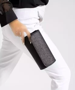 کیف دوشی مجلسی کوچک اکریلیکی مشکی زنانه برند bibags کد 1758072186