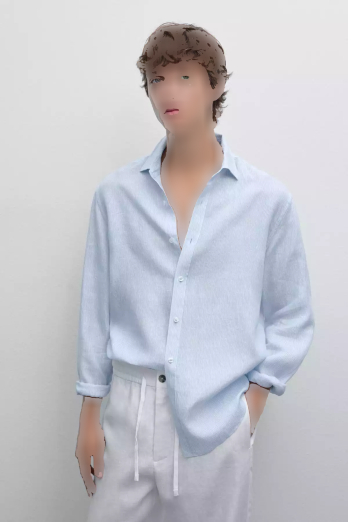 پیراهن متناسب راهراه برند Massimo Dutti کد 1757754968