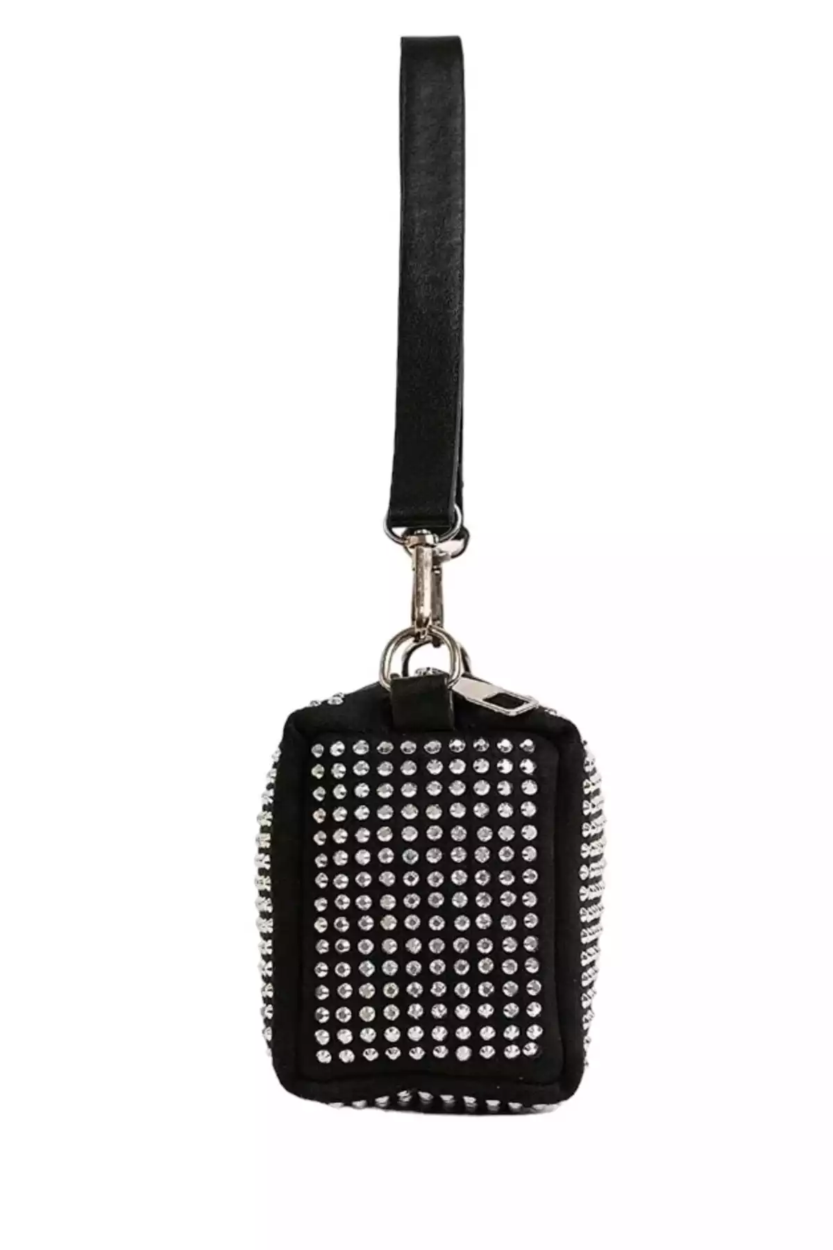 کیف مجلسی چرم مصنوعی رنگی نقره تزئین شده برند İSACO کد 1758404465