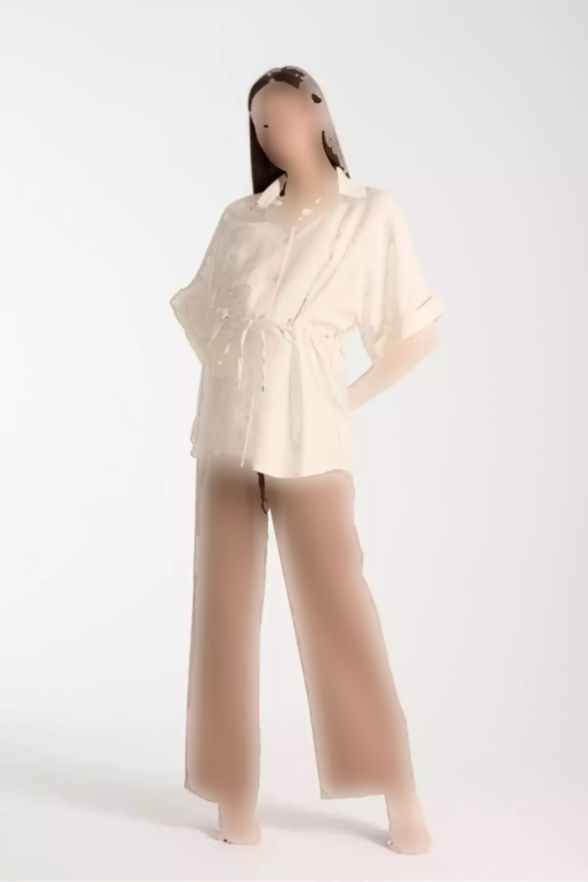 بلوز یقه پیراهنی پیراهن بارداری برند LİYACA کد 1757238428