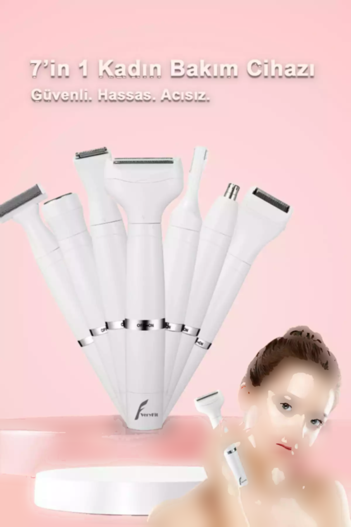 قابل شستشو شارژ کوچک 1Usb اصلاح زنانه برند VERYFİT کد 1757294108