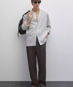 پیراهن متناسب یقه دیپلمات برند Massimo Dutti کد 1757755209