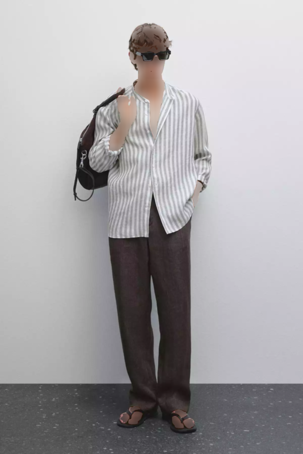 پیراهن متناسب یقه دیپلمات برند Massimo Dutti کد 1757755209