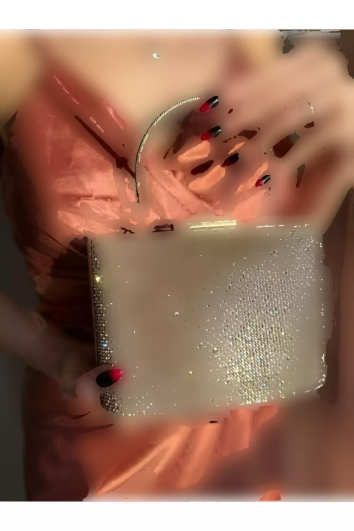 سطل کیف مجلسی ویژه نگین دار مدل برند Blacktavern کد 1758408069