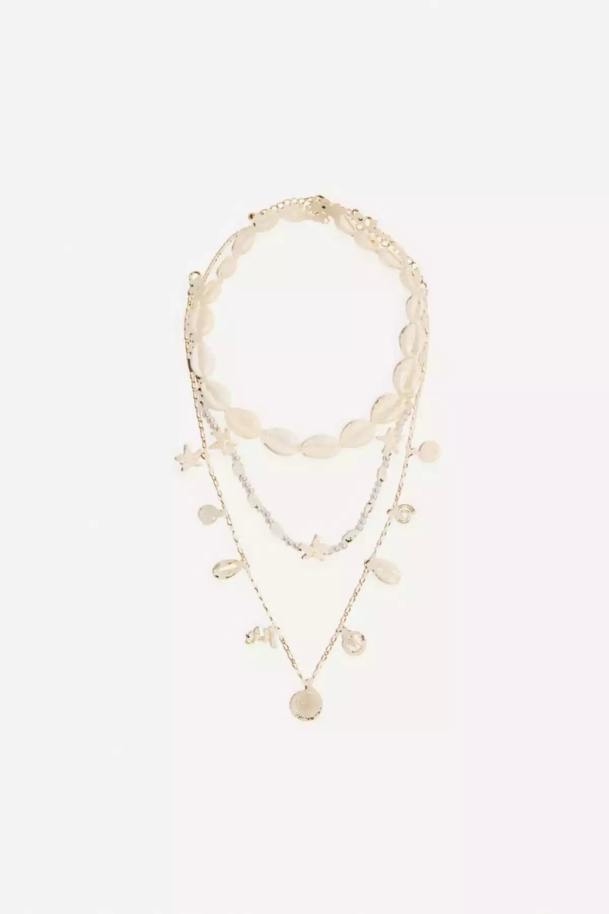 گردنبند ست صدفدار آبی برند Bershka کد 1757265909