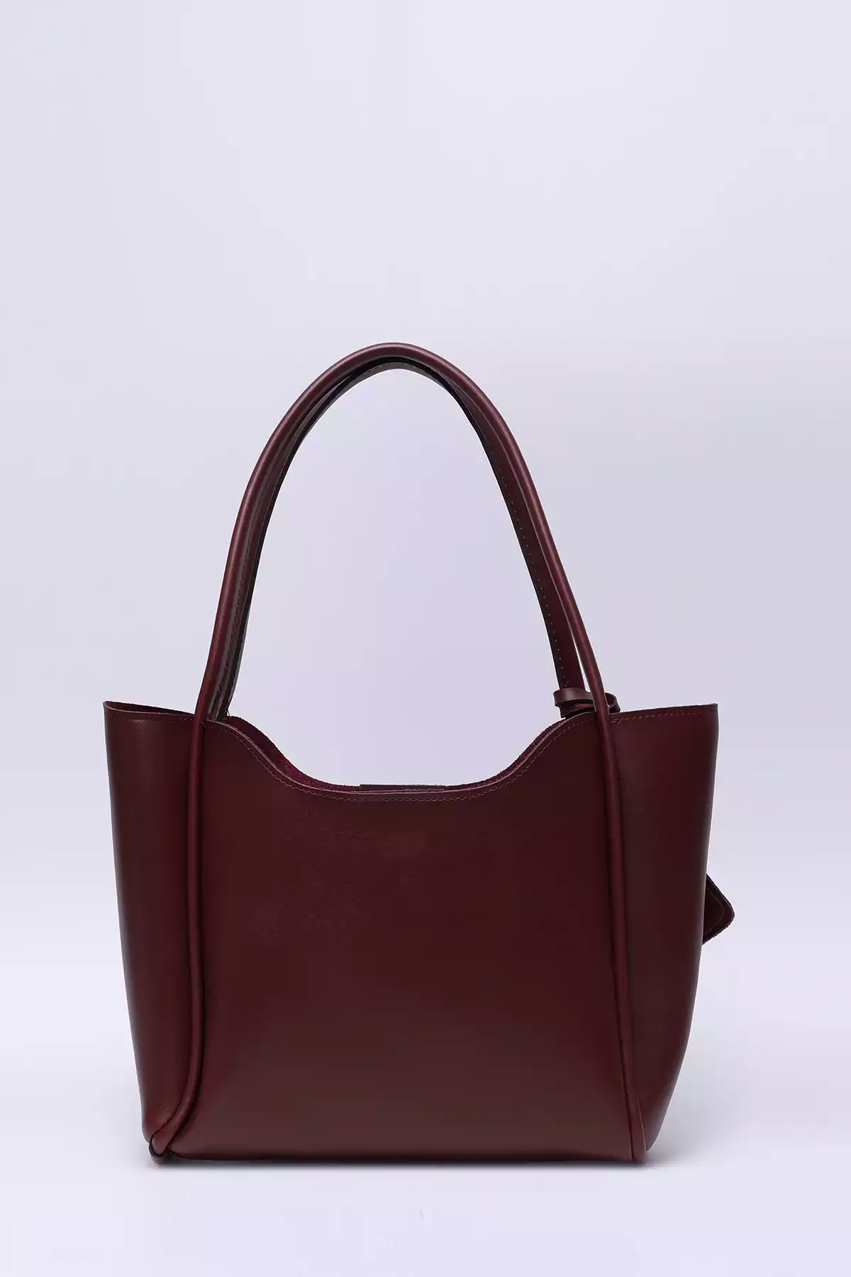 کیف دوشی با چرم مصنوعی آرایش دستی زنانه زرشکی برند Shaka کد 1758440467