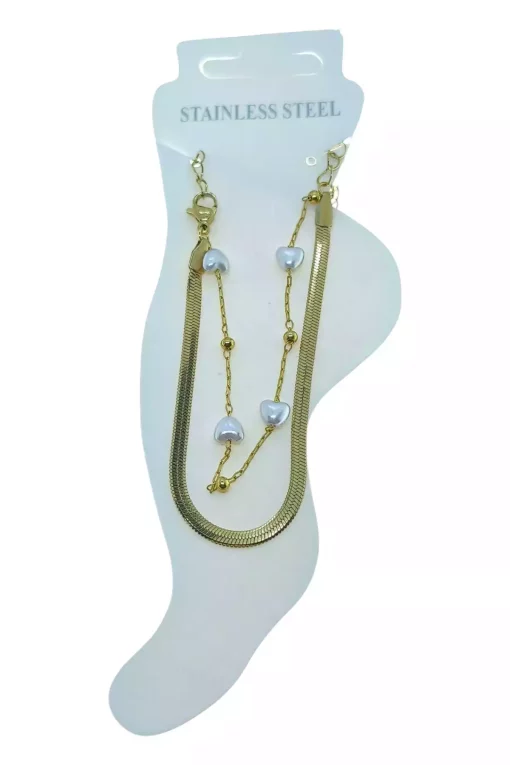 تاپ فولادی قلب ایتالیایی رنگ طلایی برند X-Lady Accessories کد 1756982468