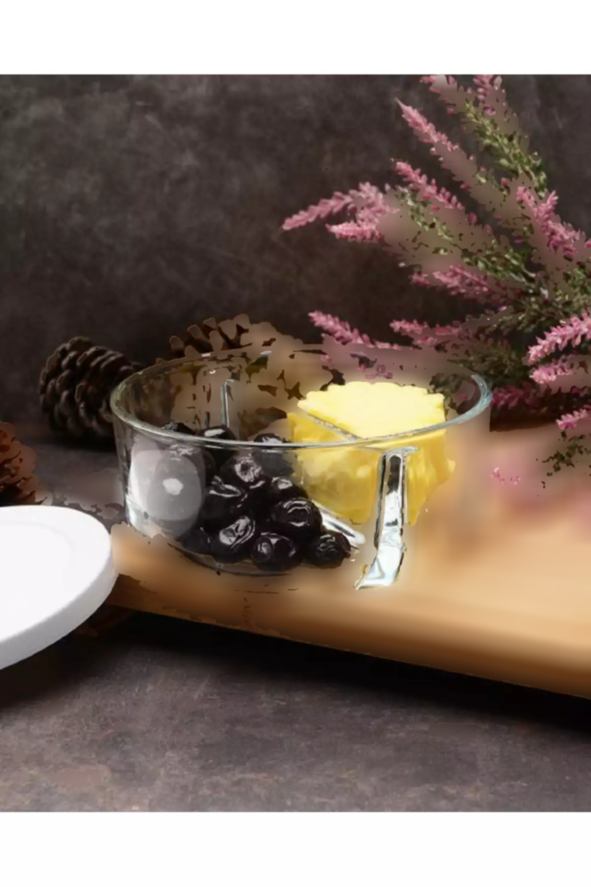 ظرف نگهداری ست صبحانه شیشه ای دربدار دو تکه برند Paşabahçe کد 1758192077