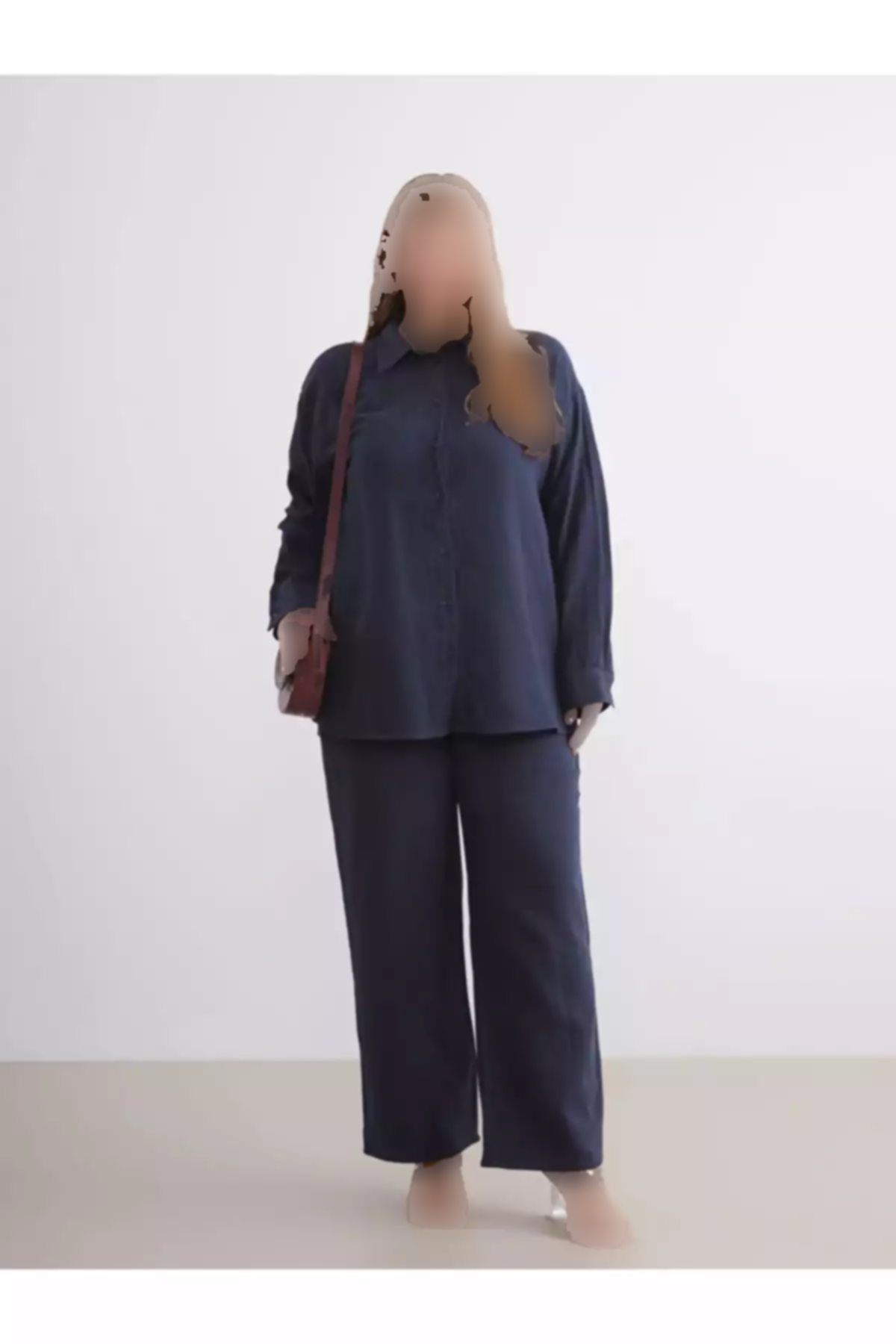 کمر کشی muslin بافتنی شلوار زنانه برند LC Waikiki کد 1758314472