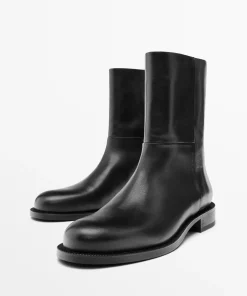 ساده پوتین چرم برند Massimo Dutti کد 1758490385