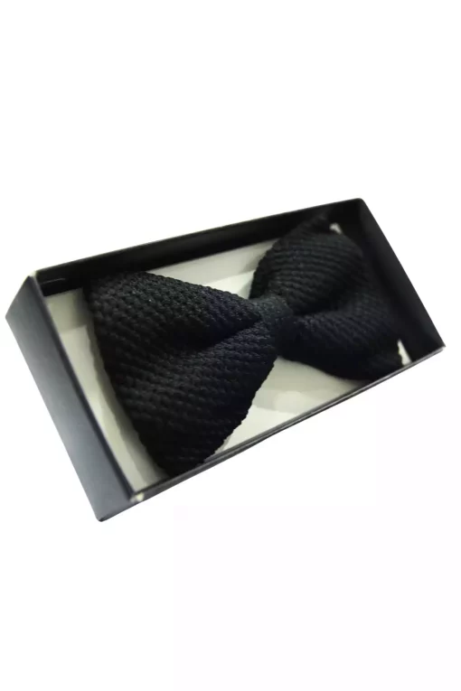 پاپیون بافتنی جعبه‎دار پارچه برند Elegante Cravatte کد 1756968067
